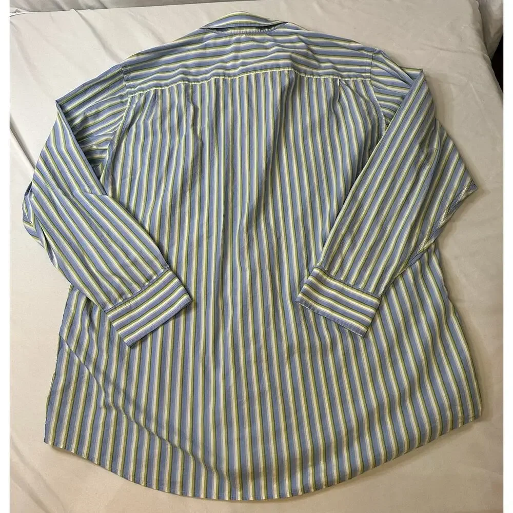 Men's‎ Banana Republic Striped Button-Down Shirt Size XL